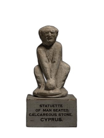 Bearded Kneading Statue, Classical Cypriot