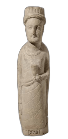 "Limestone Votary Figure", Hellenistic Cypriot statue