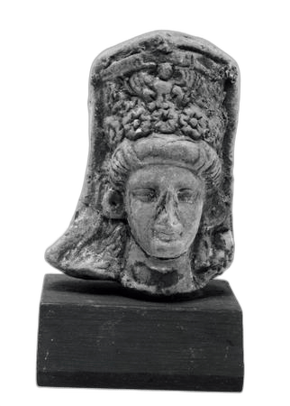 Terracotta Goddess Figure, Classical Cypriot statue