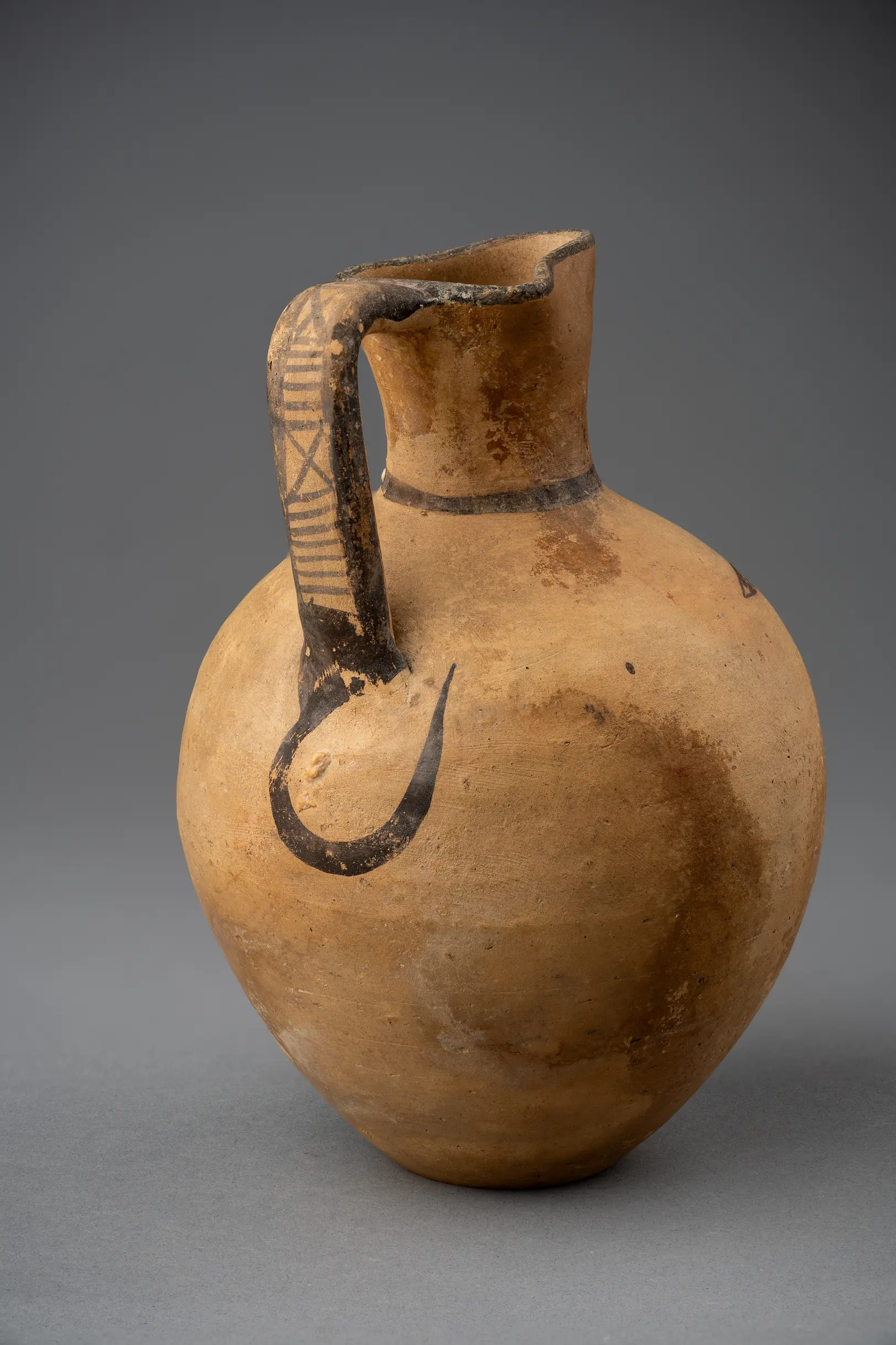 Free Field Bird Oinochoe, Archaic I Cypriot jug