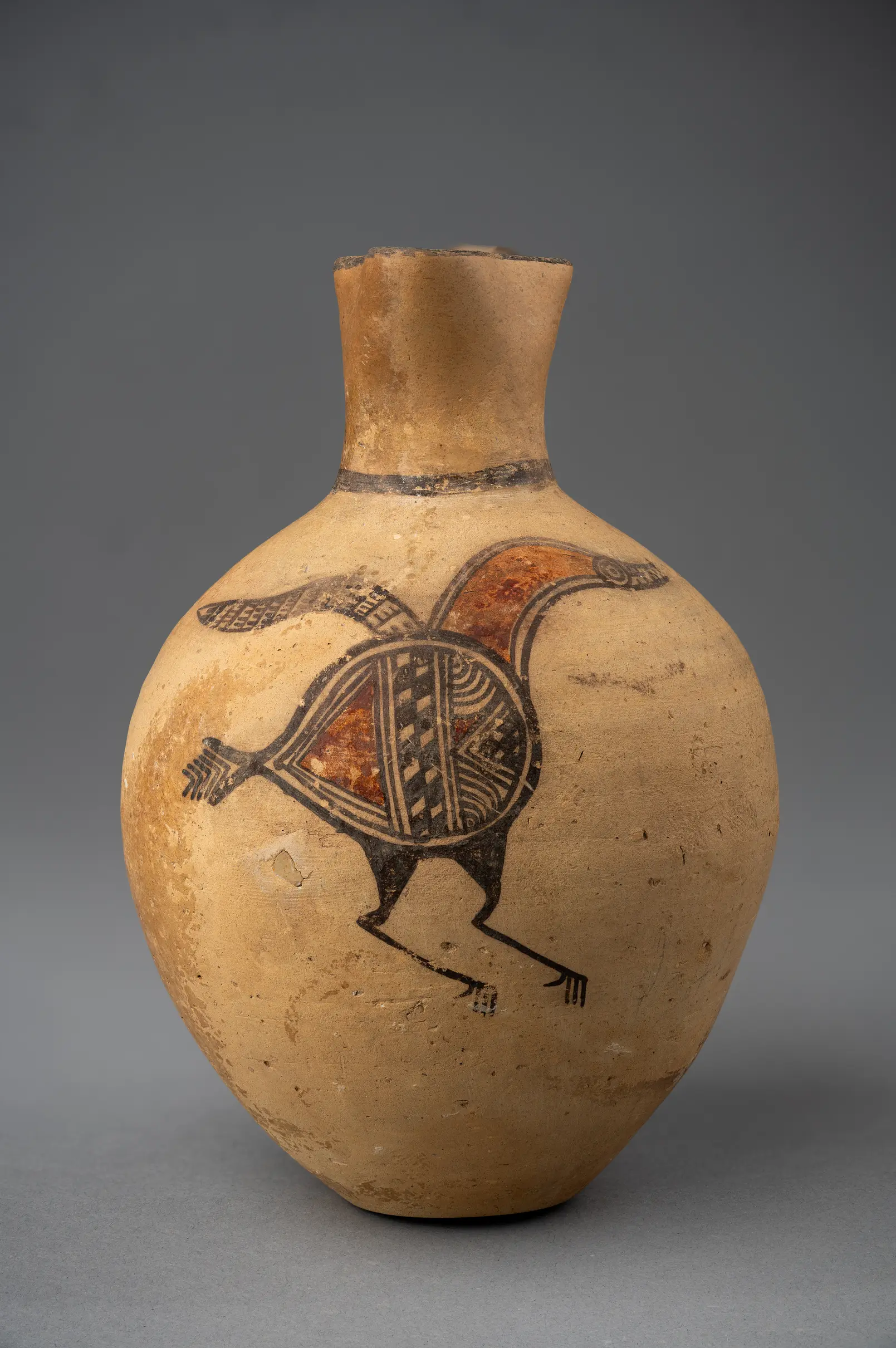 Free Field Bird Oinochoe, Archaic I Cypriot jug