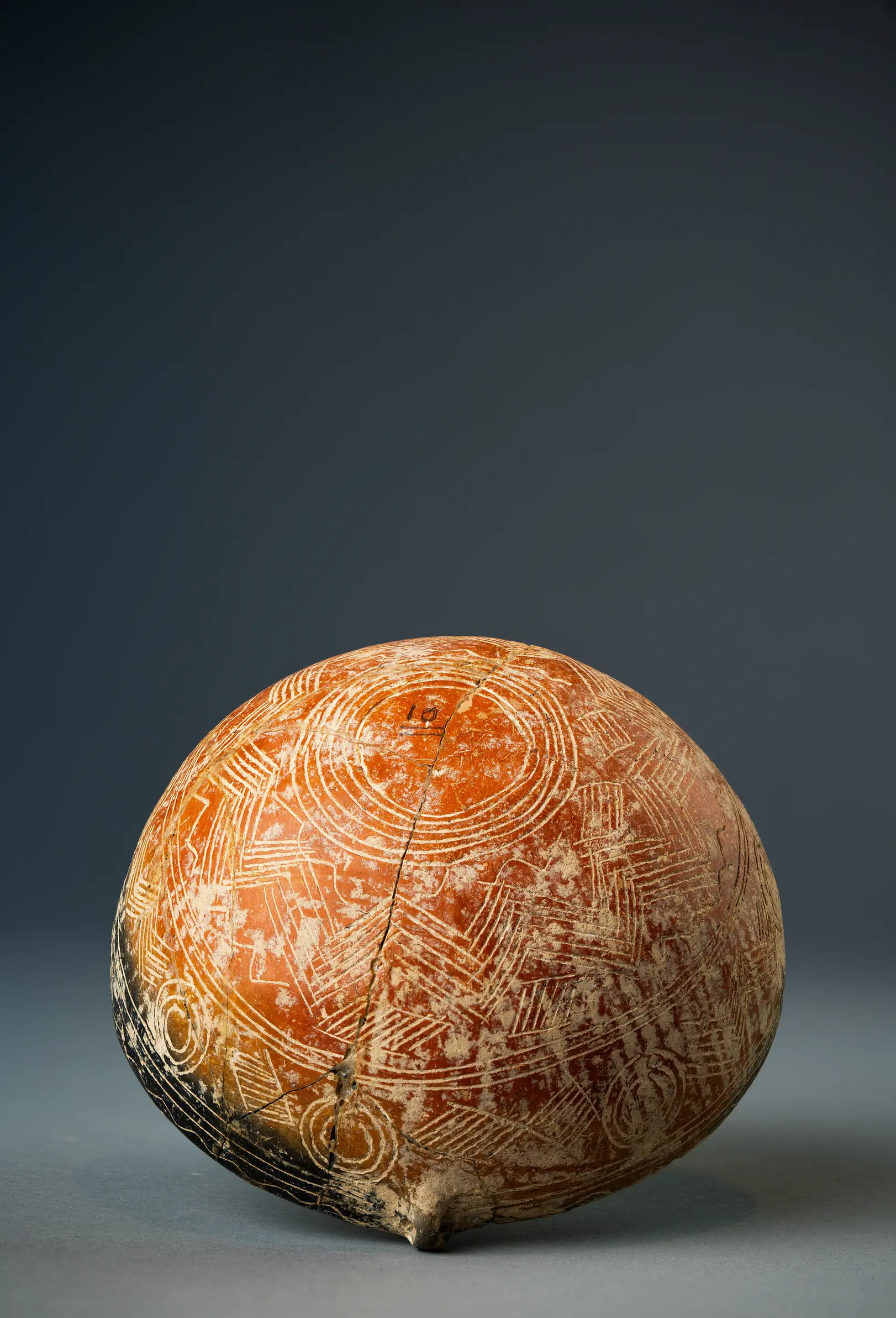Red Polished Ware Bowl, Early Bronze Age II Cypriot pottery