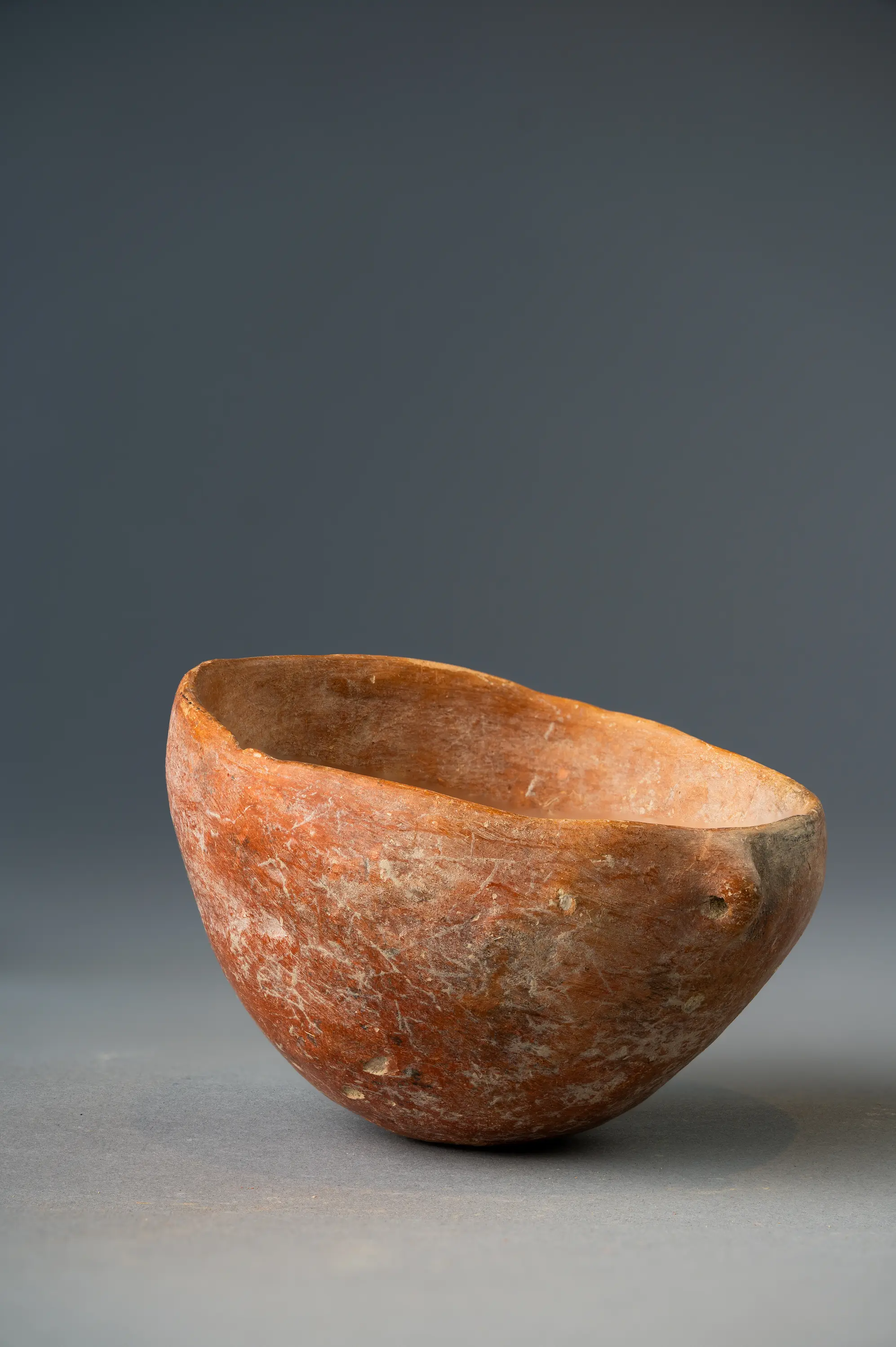Red Polished Ware Bowl, Early Bronze Age II Cypriot pottery