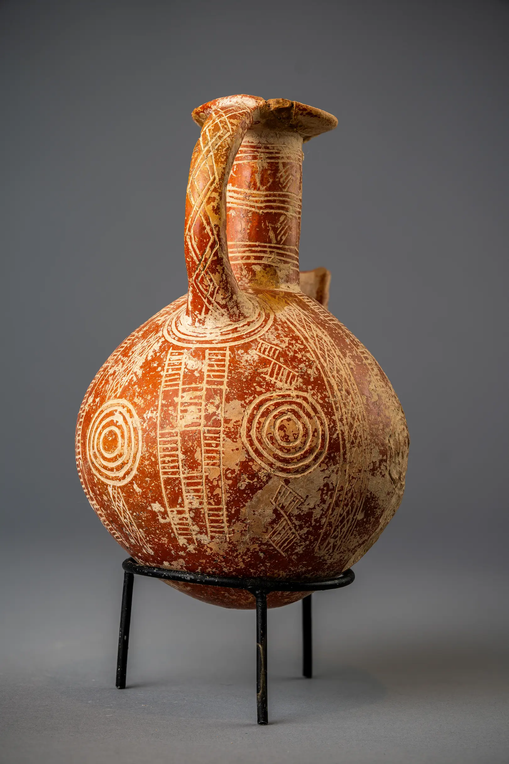 Red Polished Ware Jug, Early Bronze Age II Cypriot pottery