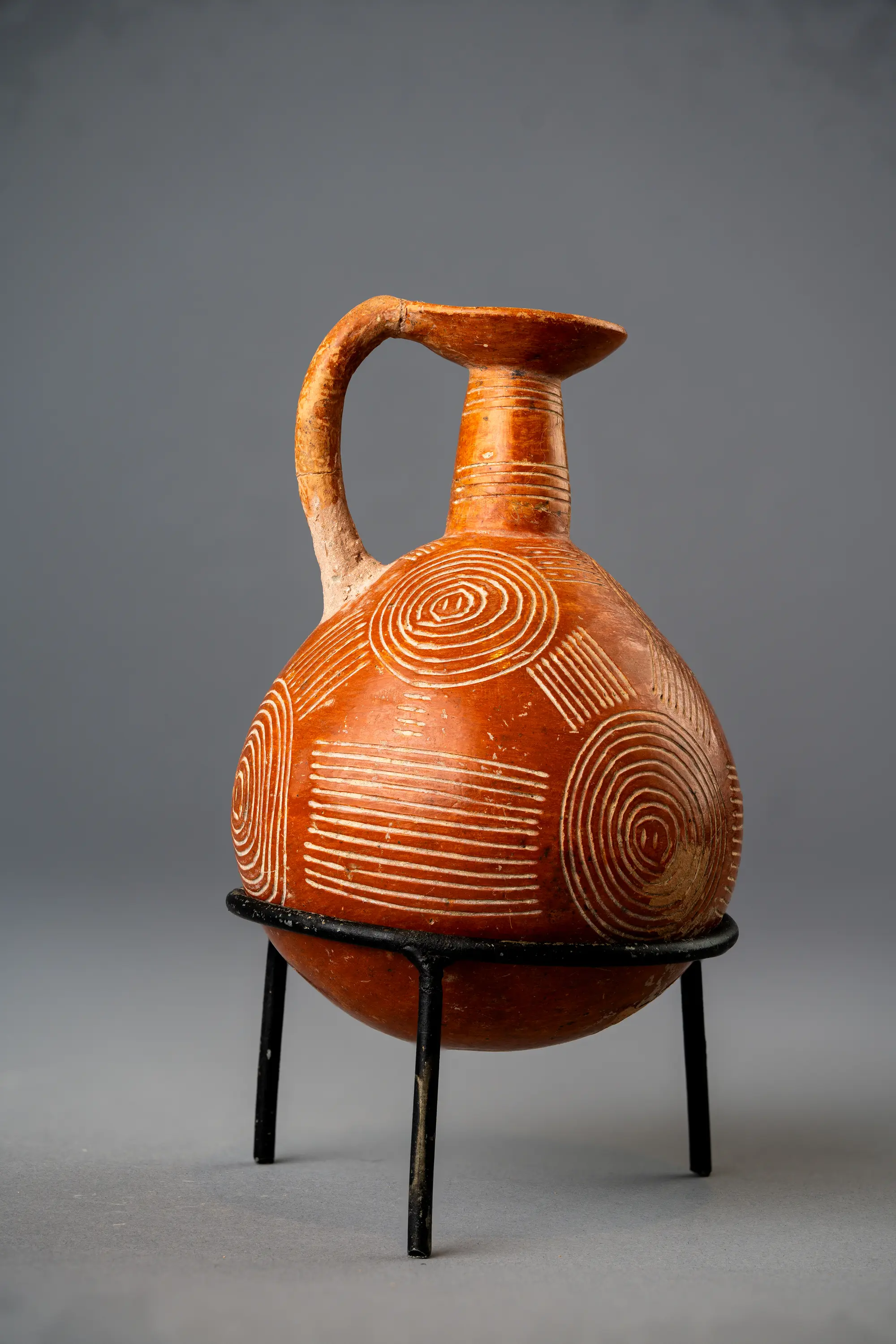 Red Polished Ware Jug, Early Bronze Age II Cypriot pottery