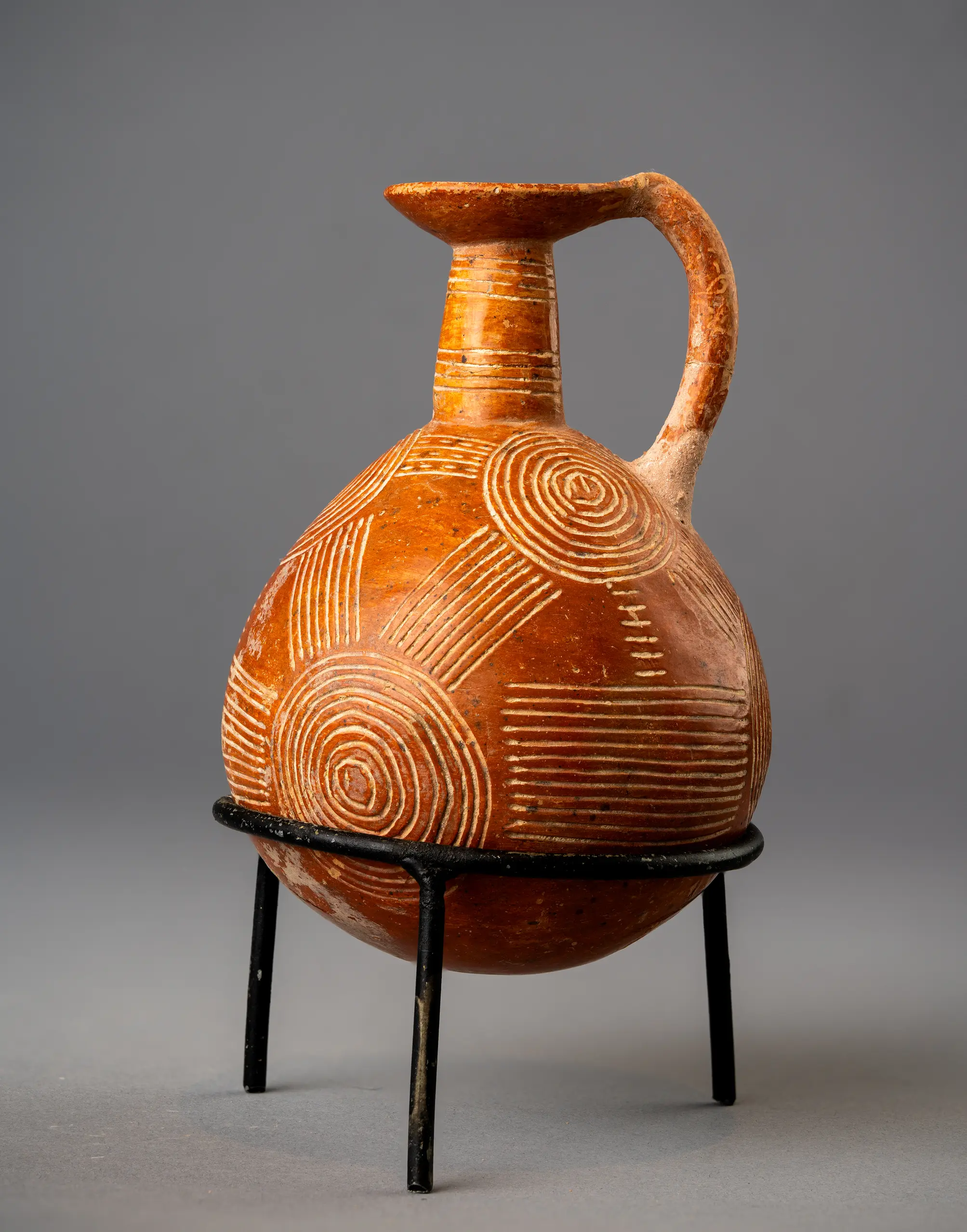 Red Polished Ware Jug, Early Bronze Age II Cypriot pottery