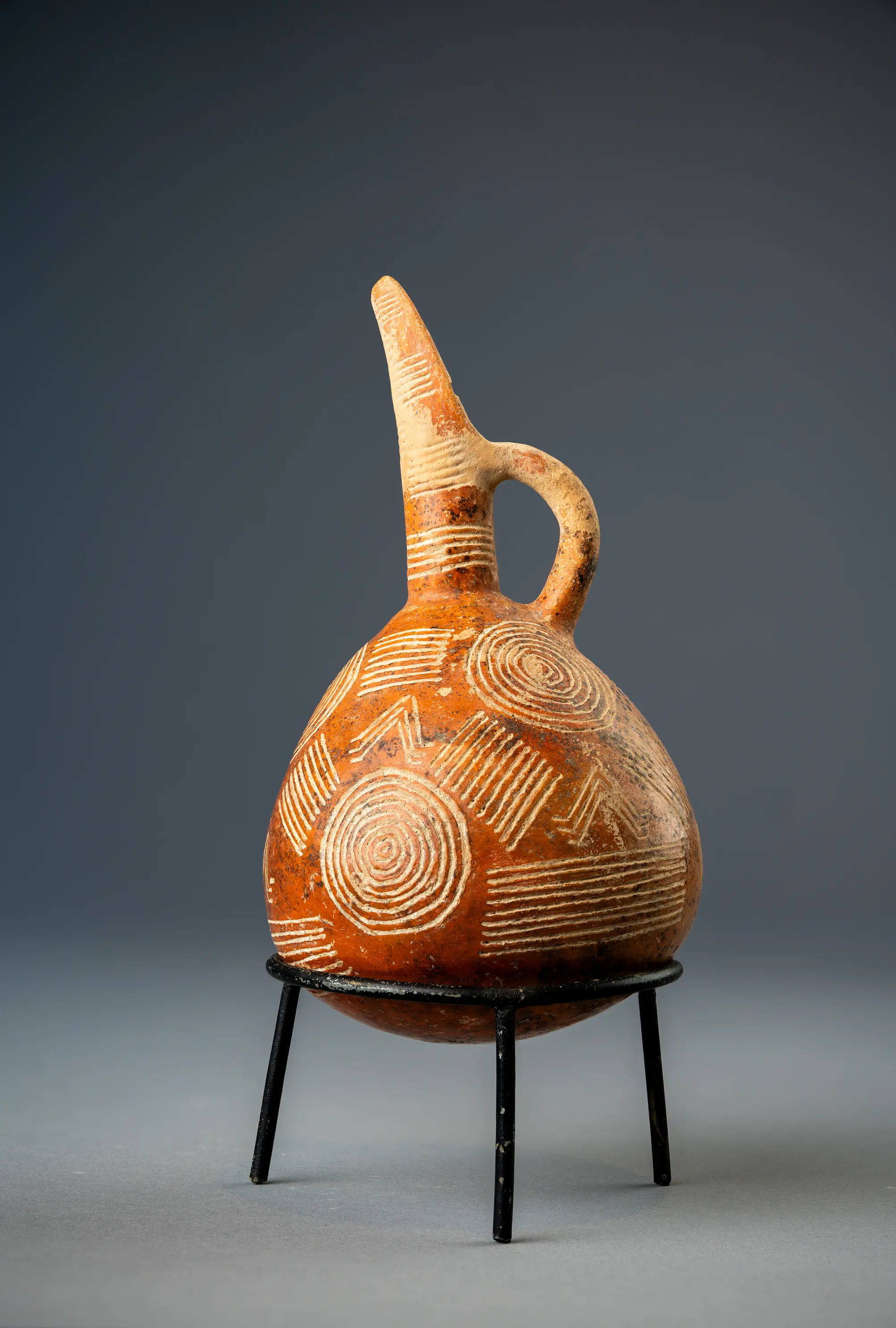 Red Polished Ware Jug, Early Bronze Age II Cypriot pottery