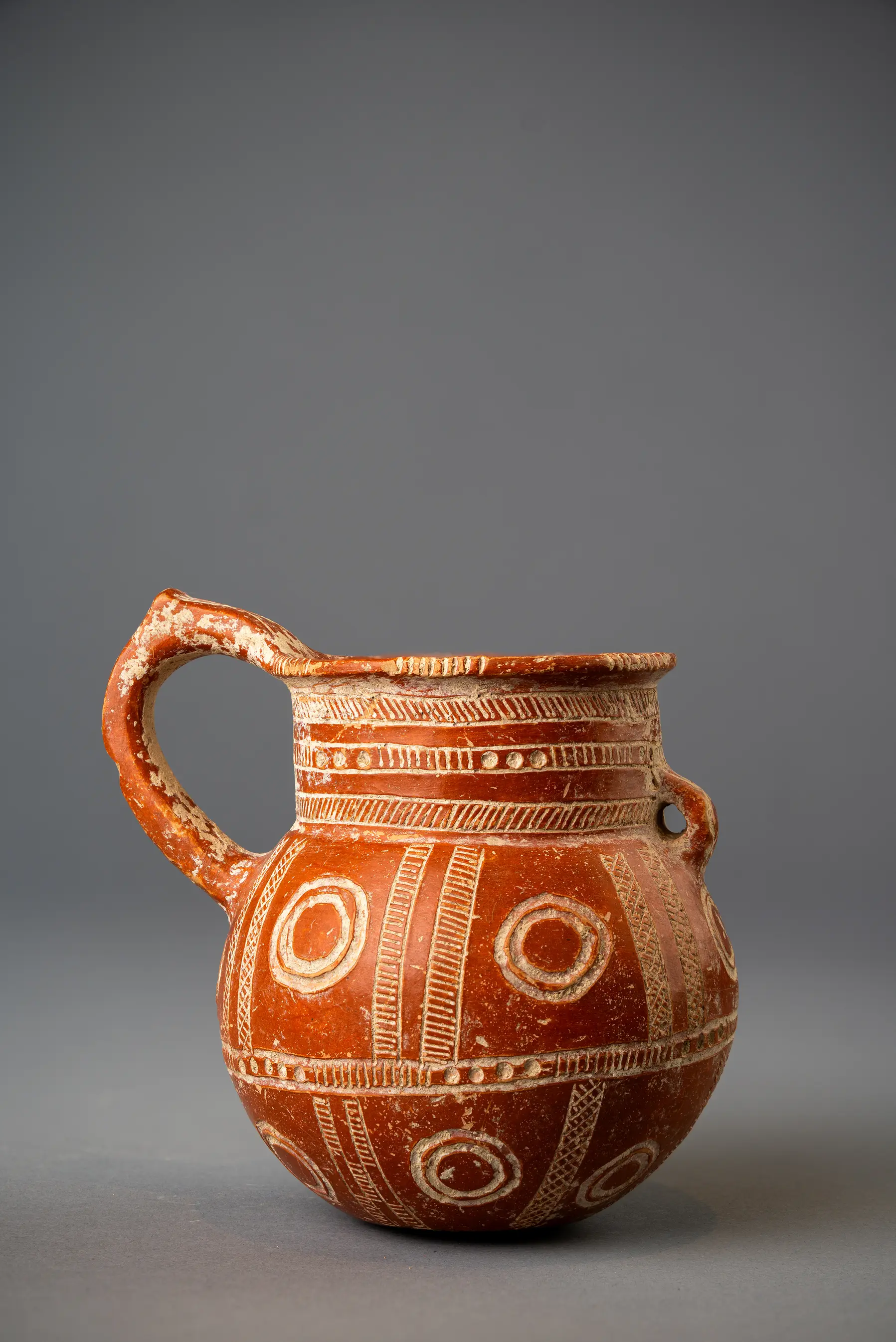Red Polished Ware Jug, Early Bronze Age II Cypriot pottery