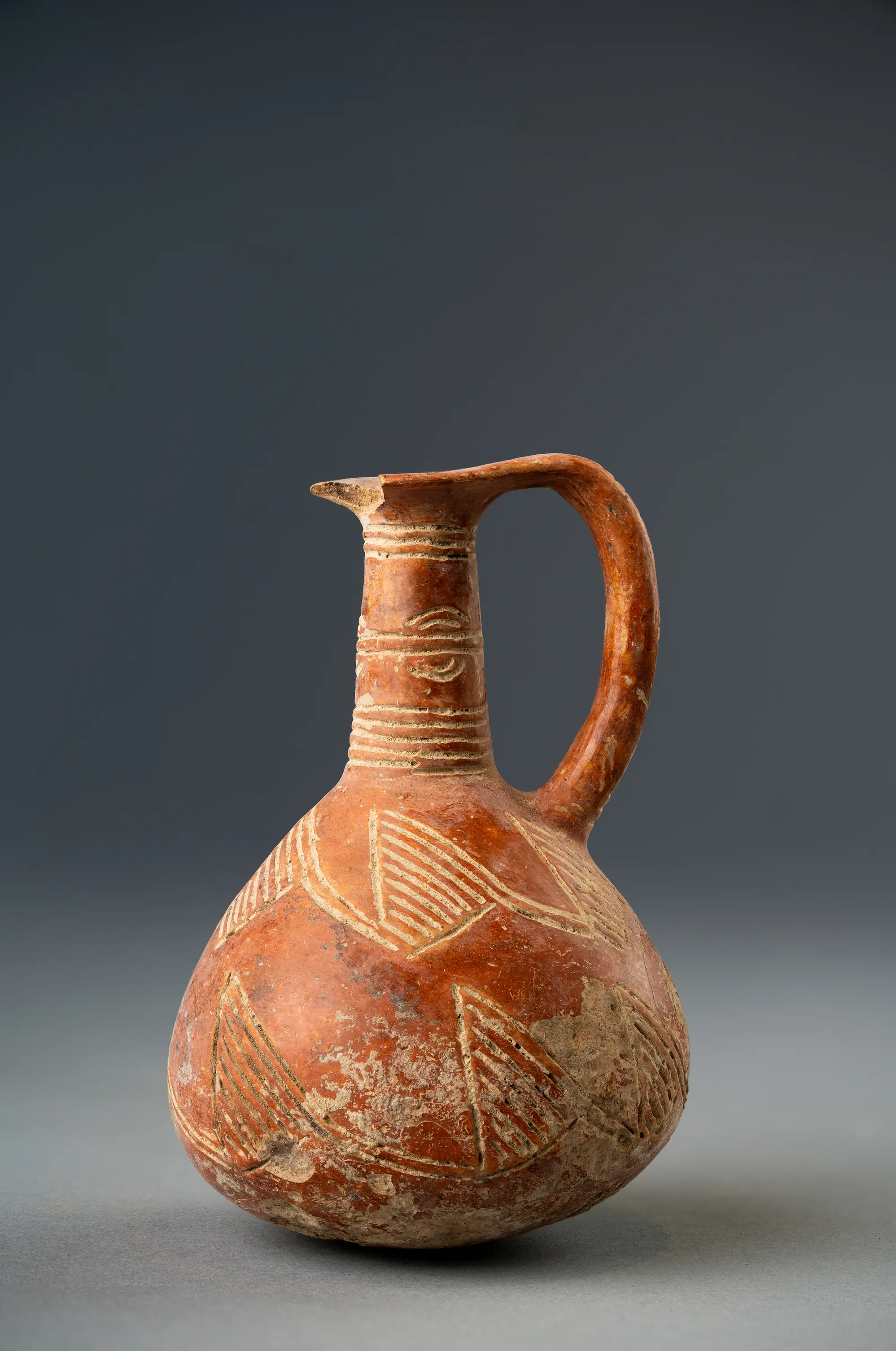 Red Polished Ware Jug, Early Bronze Age II Cypriot pottery