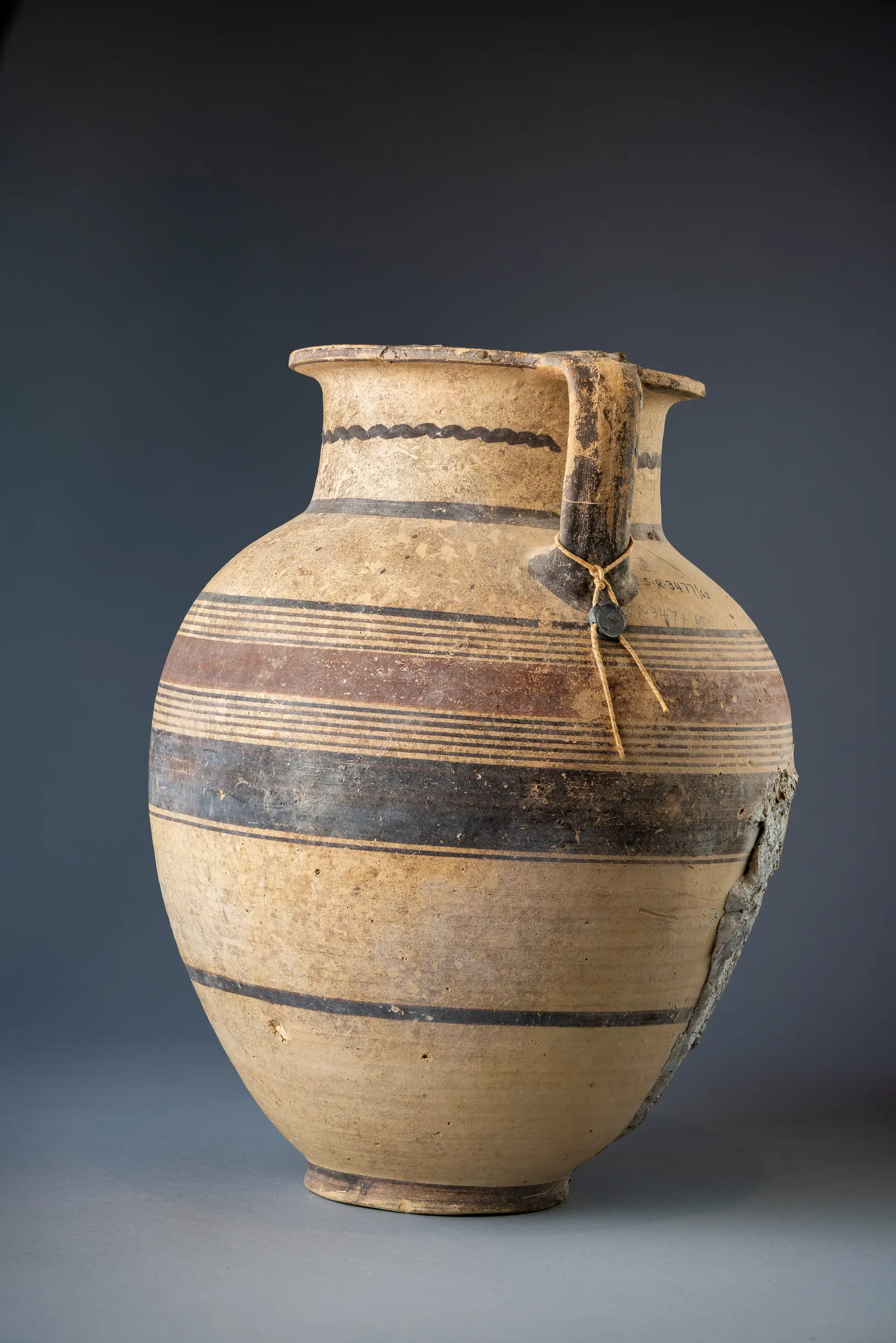 Large Bichrome Amphora, Geometric Cypriot jar