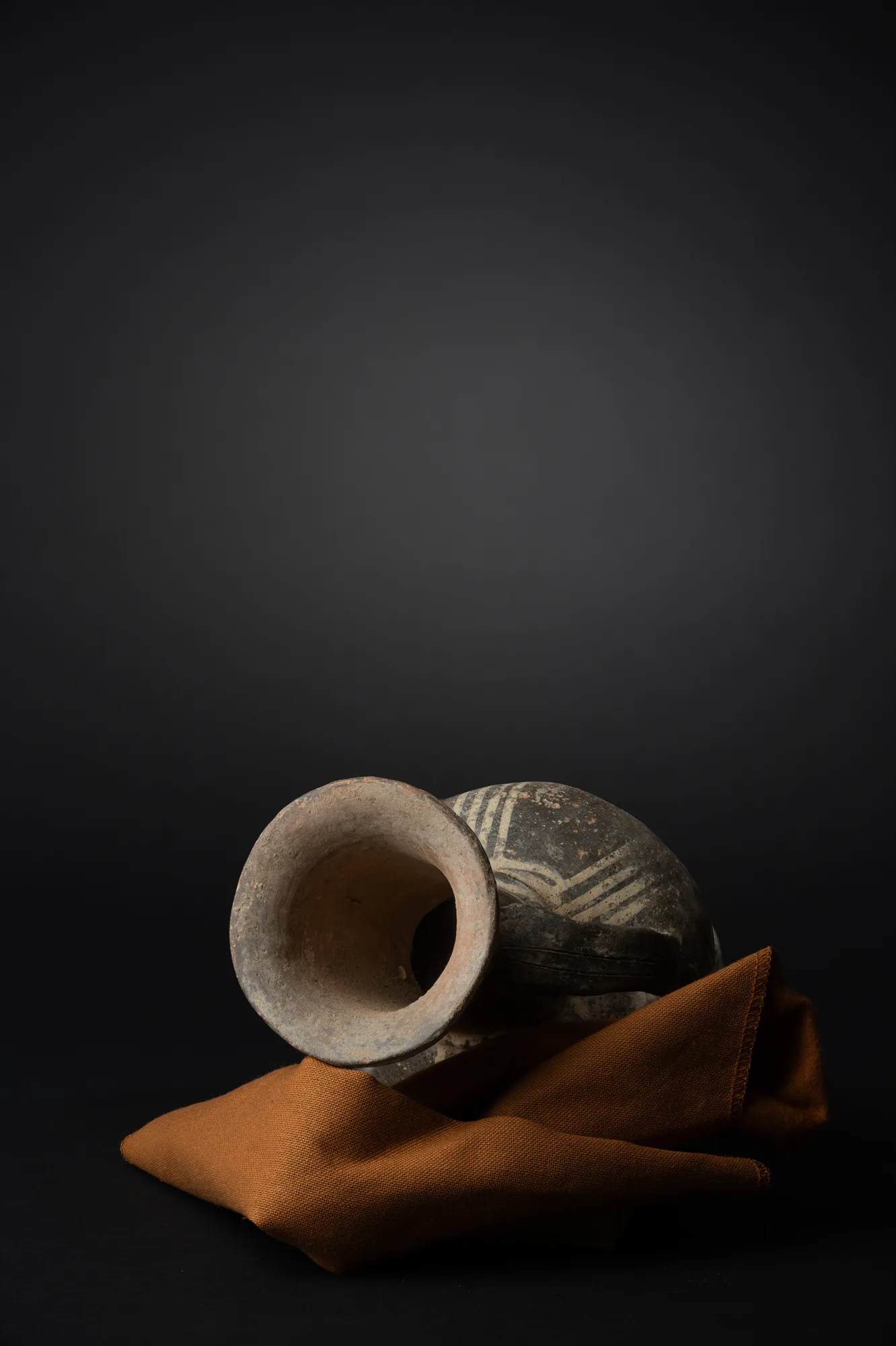 Base Ring II Jug with White-Painted Lattice Bands, Late Bronze Age II Cypriot