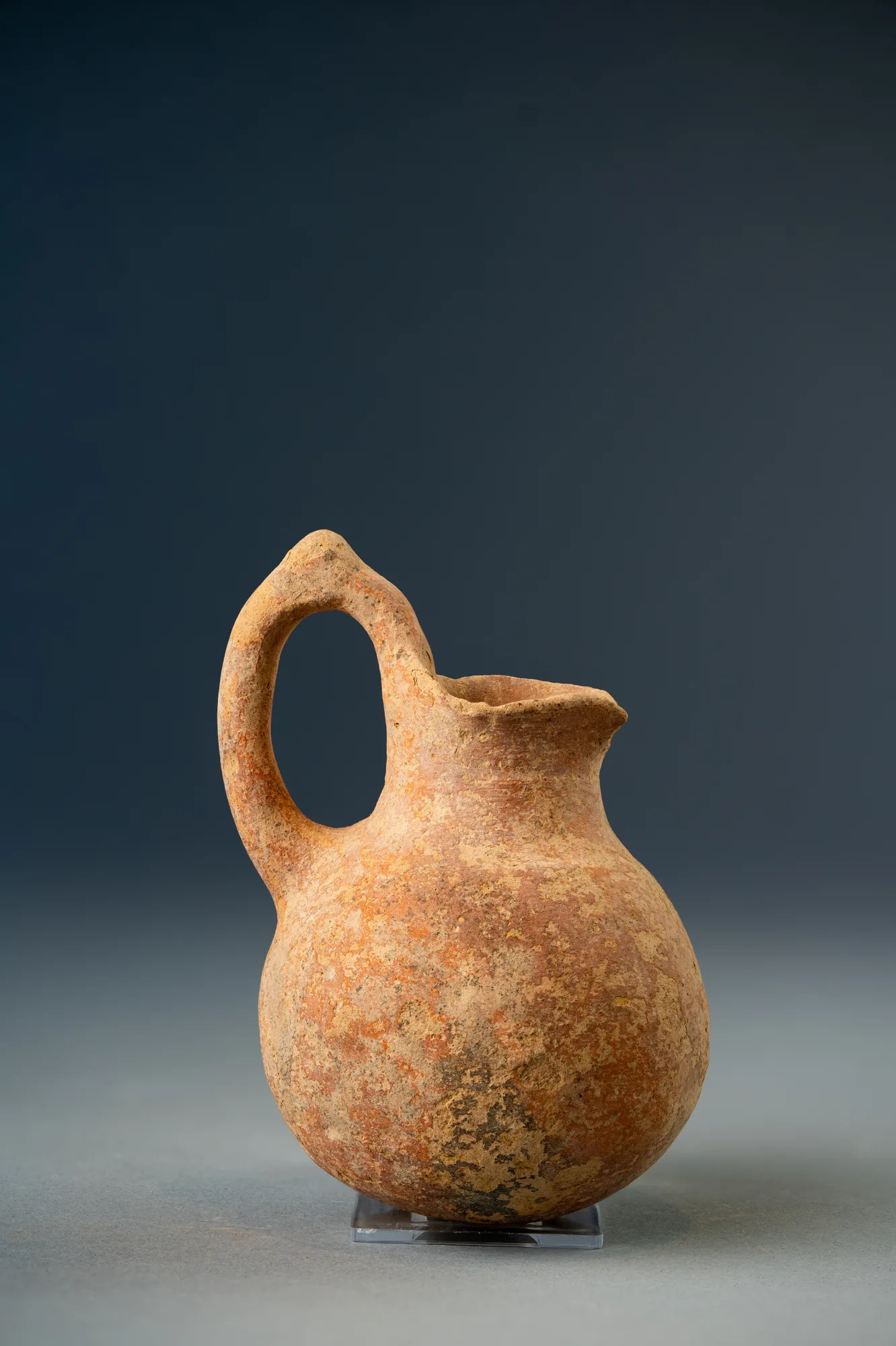 Red Polished Juglet with High-Swung Handle, Middle Bronze Age I Cypriot