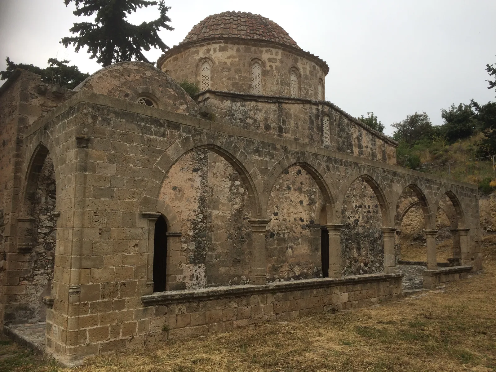 The twelfth-century church of Christ Antiphonitis in the Kyrenia district of the occupied north, whose frescoes and icons were removed after 1974 (photo: Sp!ros, CC BY-SA 4.0)