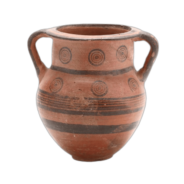 Cypro-Archaic Footed Amphoriskos, Archaic II Cypriot bottle