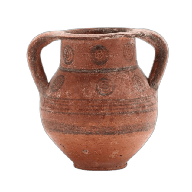 Cypro-Archaic Footed Amphoriskos, Archaic I Cypriot bottle