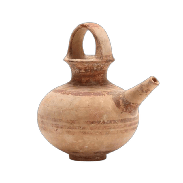 Cypriot Late Bronze Age Juglet With Spout, Late Bronze Age II Cypriot