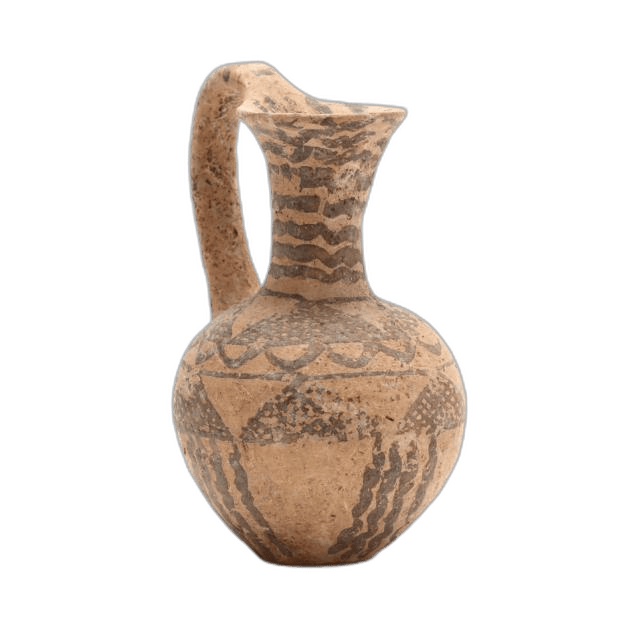 Cypriot Middle Bronze Age Bichrome Jug, Middle Bronze Age I Cypriot
