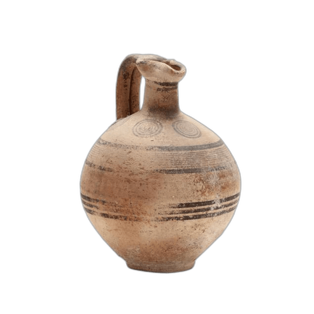 Cypro-Geometric Bichrome Jug, Geometric II Cypriot