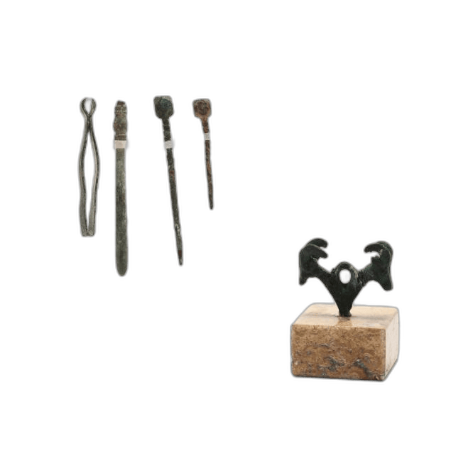 Selection of Ancient Cypriot Bronze Articles, Early Bronze Age I Cypriot