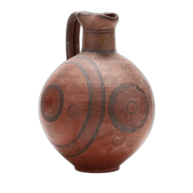 Cypro-Geometric Red Ware Jug, Geometric II Cypriot