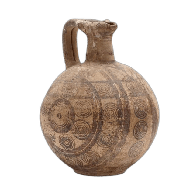 Cypro-Archaic Bichrome Jug, Archaic II Cypriot