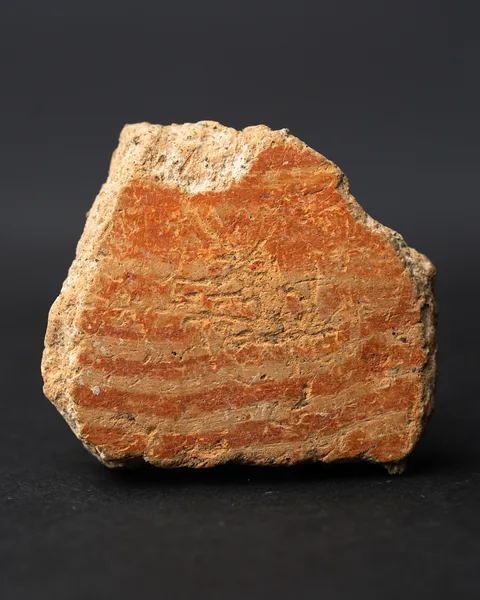Combed Ware Bowl Fragment with Parallel Bands