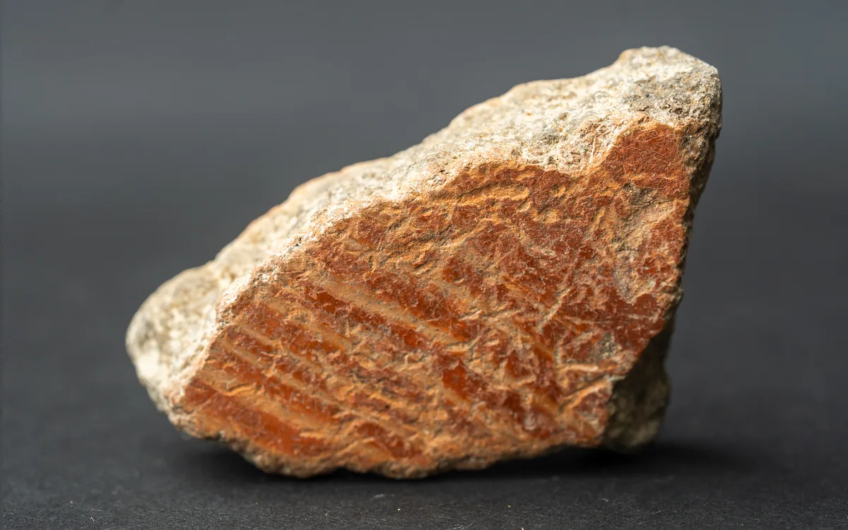 Combed Ware Bowl Fragment with Oblique Bands