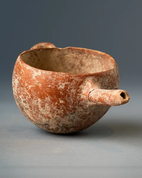 Red Polished Spouted Bowl