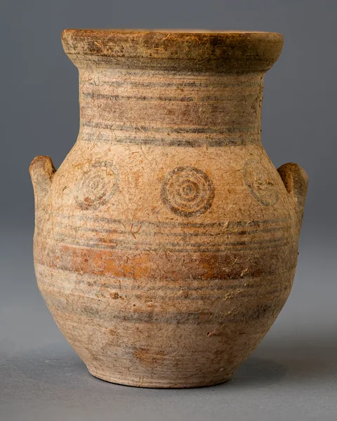 Bichrome IV Amphoriskos with Concentric Circles