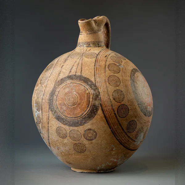 Bichrome IV Jug with Wreathed Circle Systems