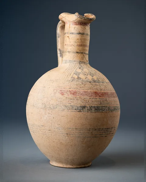 Bichrome IV Trefoil Jug with a Chequer Panel