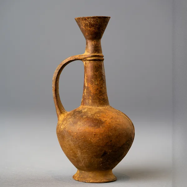 Base Ring Bilbil Juglet with Funnel Mouth and Neck Ridge