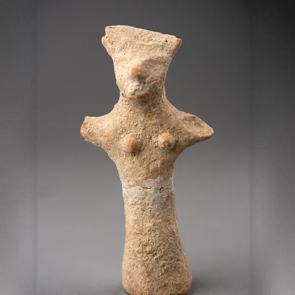 Terracotta Female Figure with Outstretched Arms
