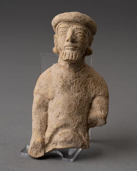 Upper Body of a Bearded Horseman with a Mould-Made Face, Kourion Type