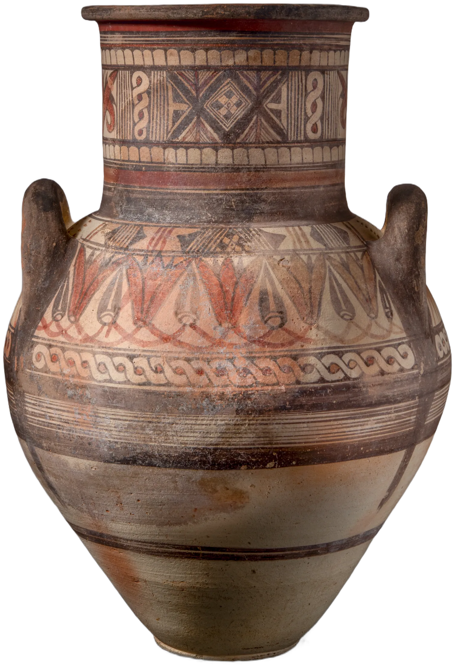 The Lotus Amphora, face A, photographed against a plain ground.