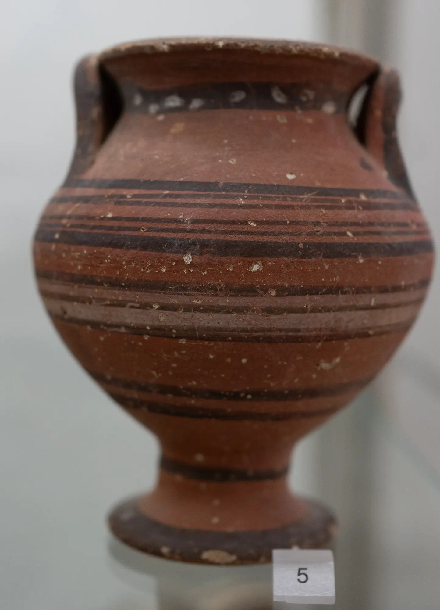 Bichrome on Red ware Jar, Geometric II Cypriot