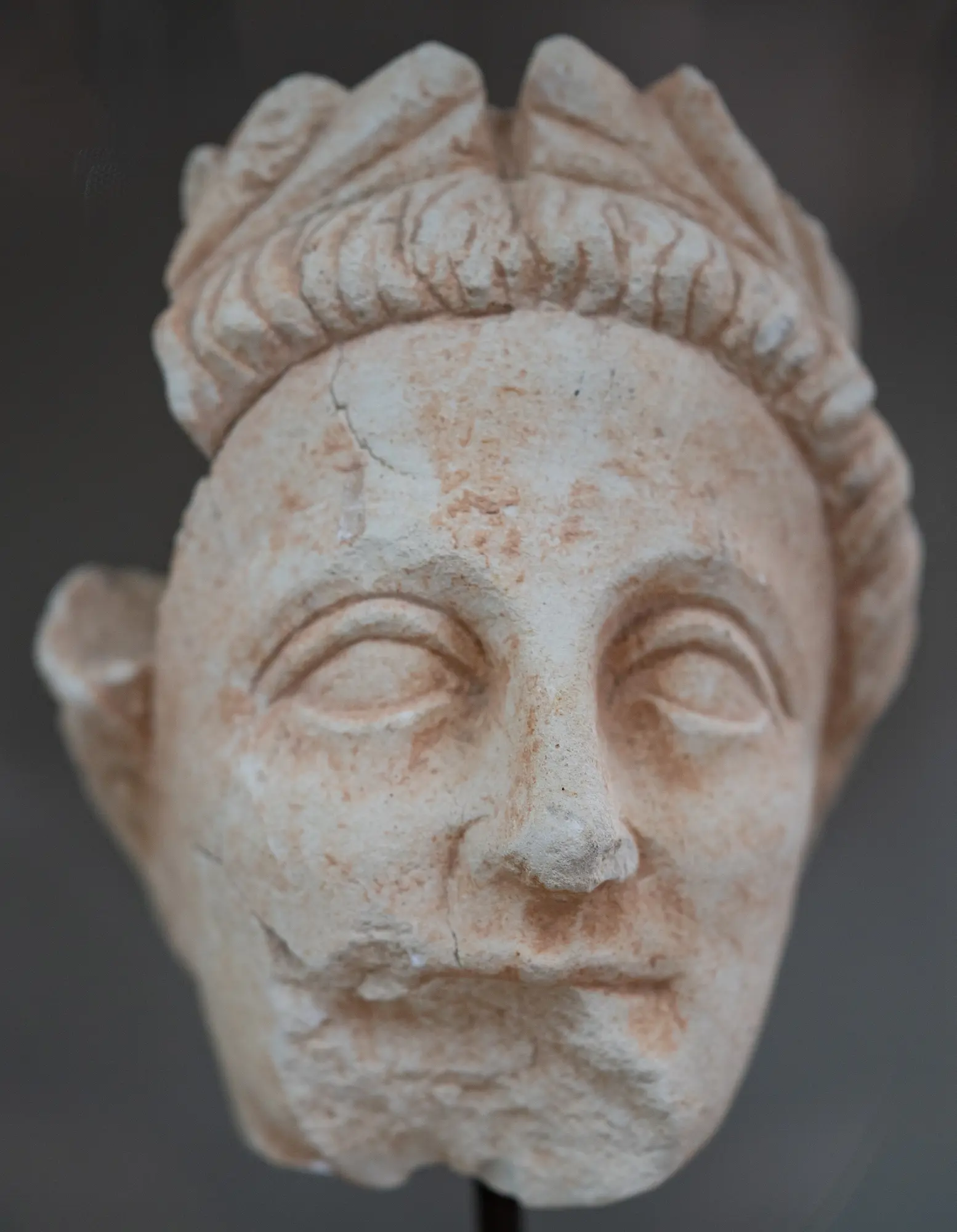 Marble head, Classical Cypriot statue
