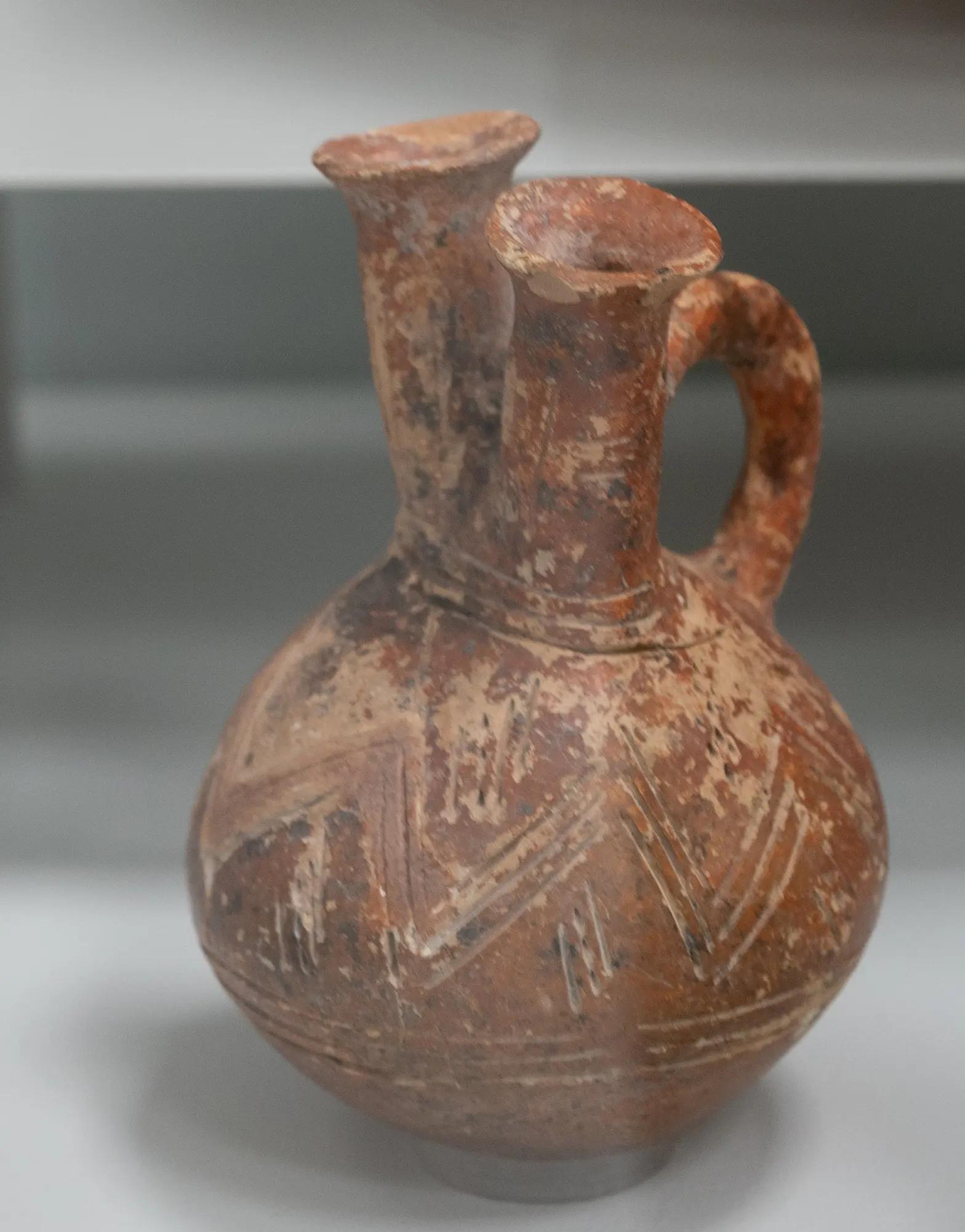 Two Necked Jug, Early Bronze Age II Cypriot