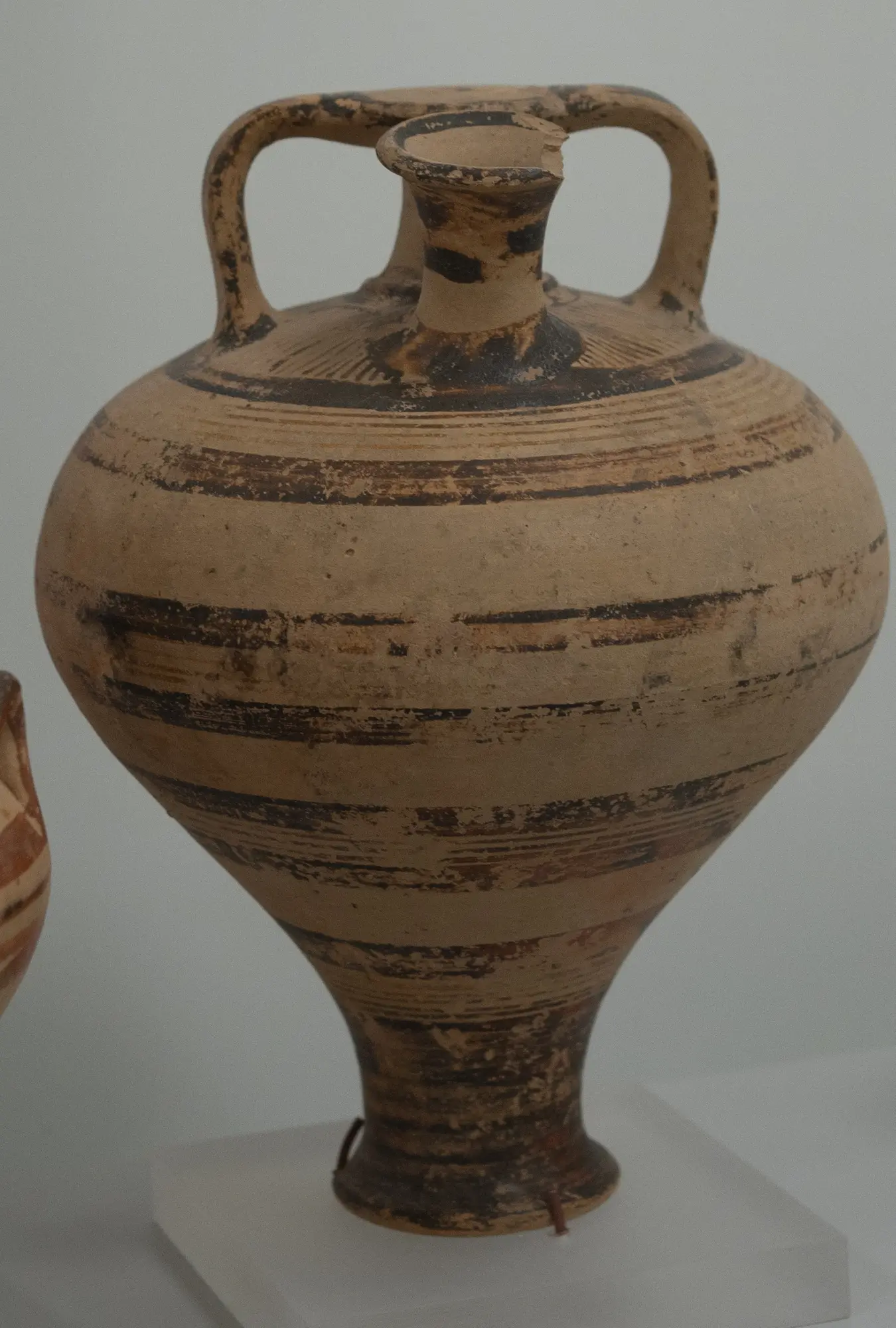 Stirrup Jar, Late Bronze Age II Cypriot jug