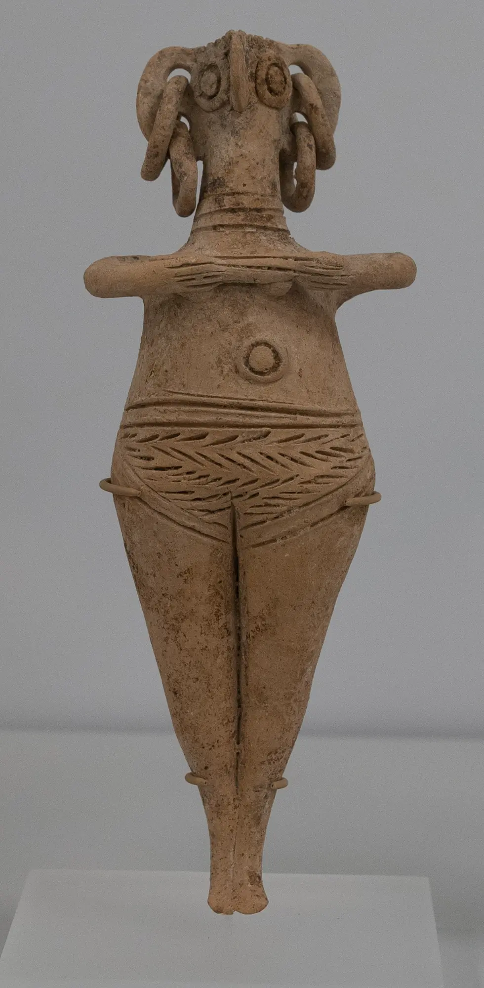Terracotta figurine, Late Bronze Age II Cypriot statue