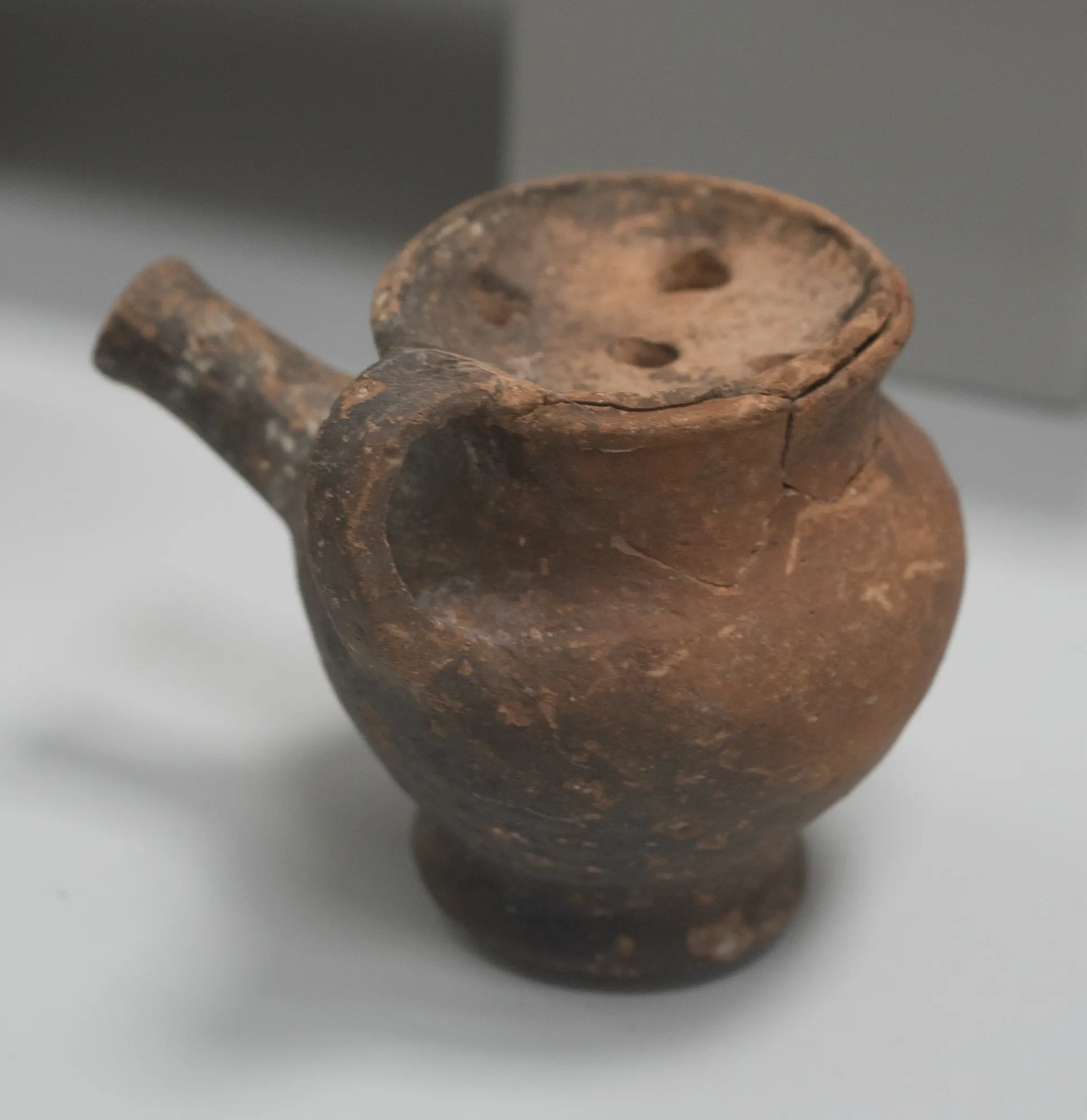 Strainer Jar, Late Bronze Age II Cypriot