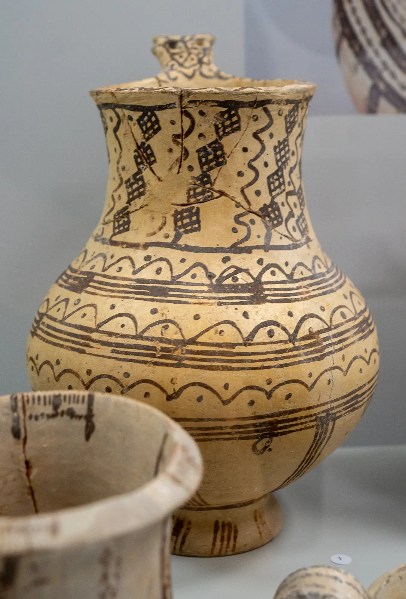 White Slip Tankard, Late Bronze Age I Cypriot jug