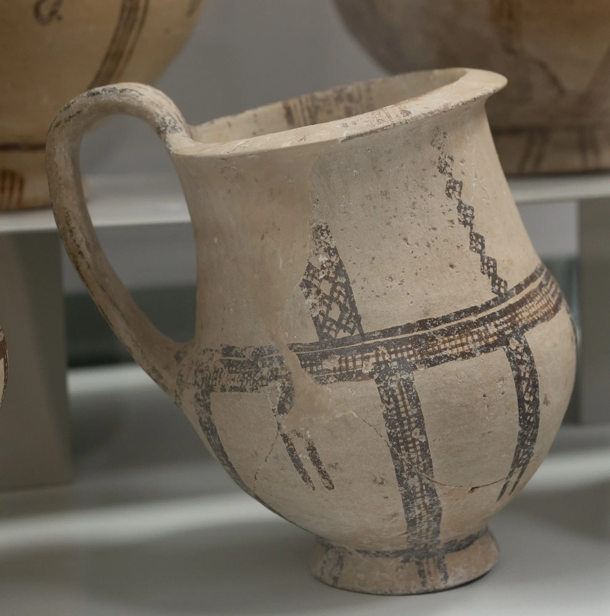 White Slip Tankard, Late Bronze Age II Cypriot jug