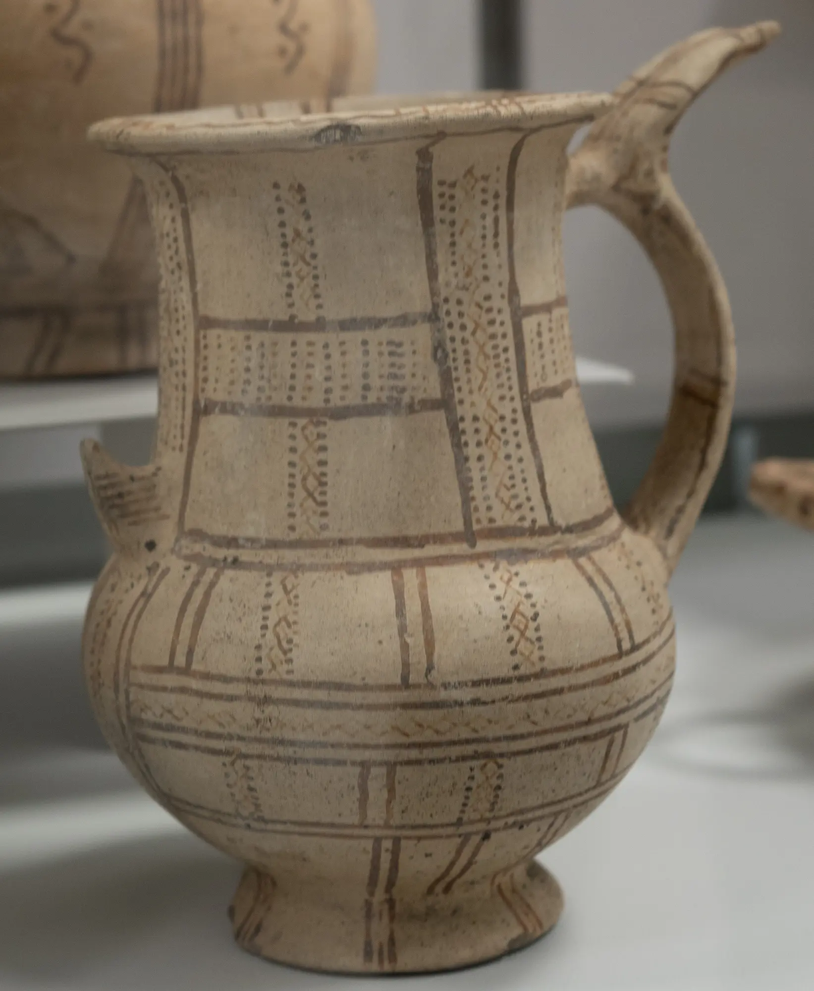 White Slip Tankard, Late Bronze Age II Cypriot jug