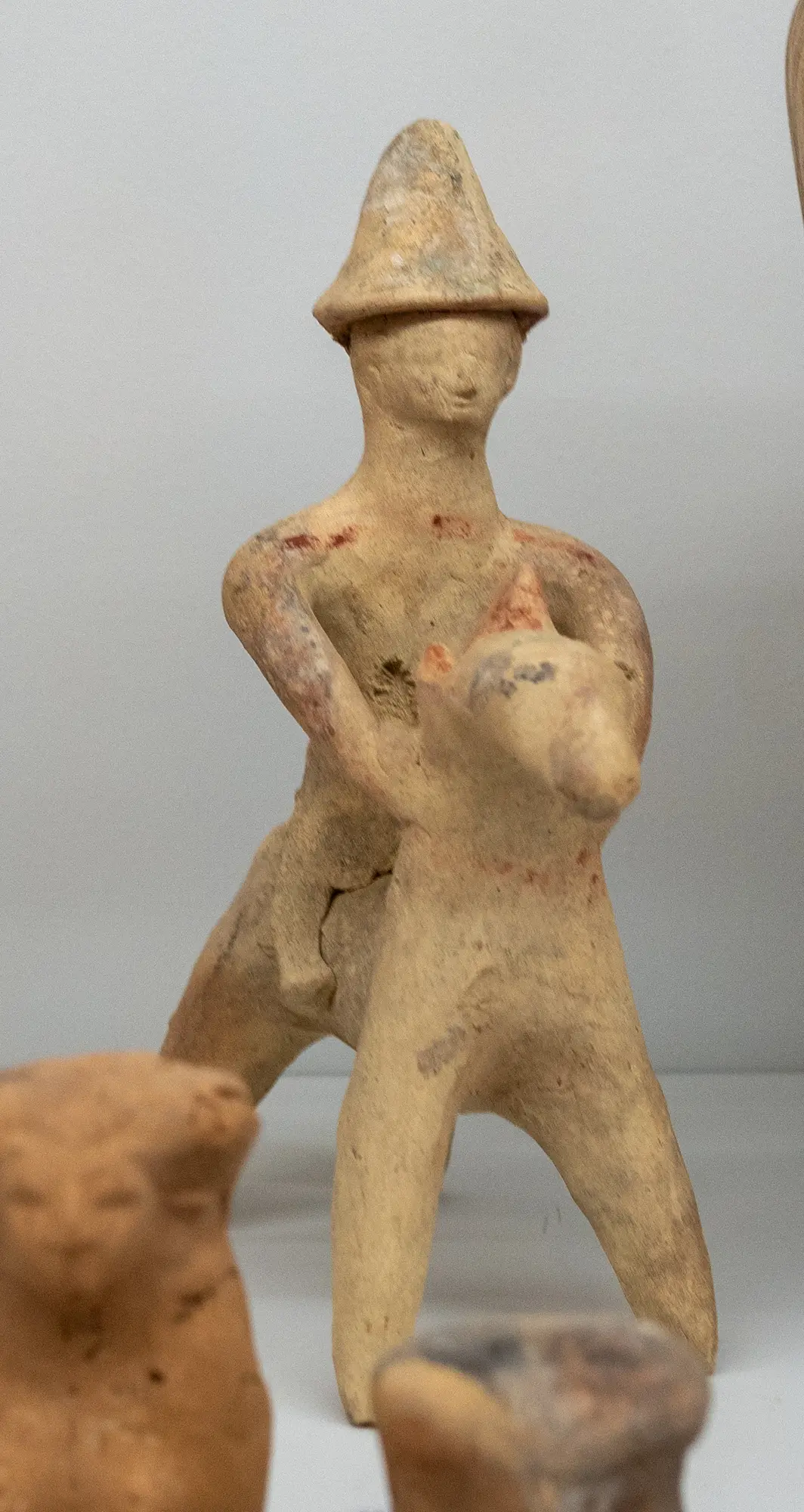 Terracotta Horse Rider, Geometric Cypriot statue