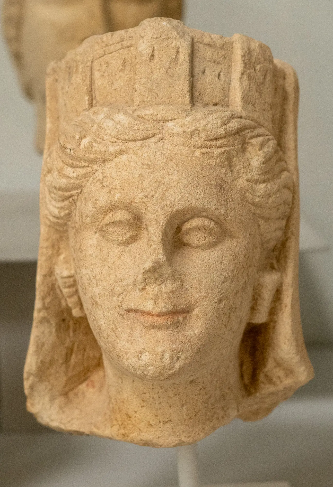 Limestone Head, Classical Cypriot statue