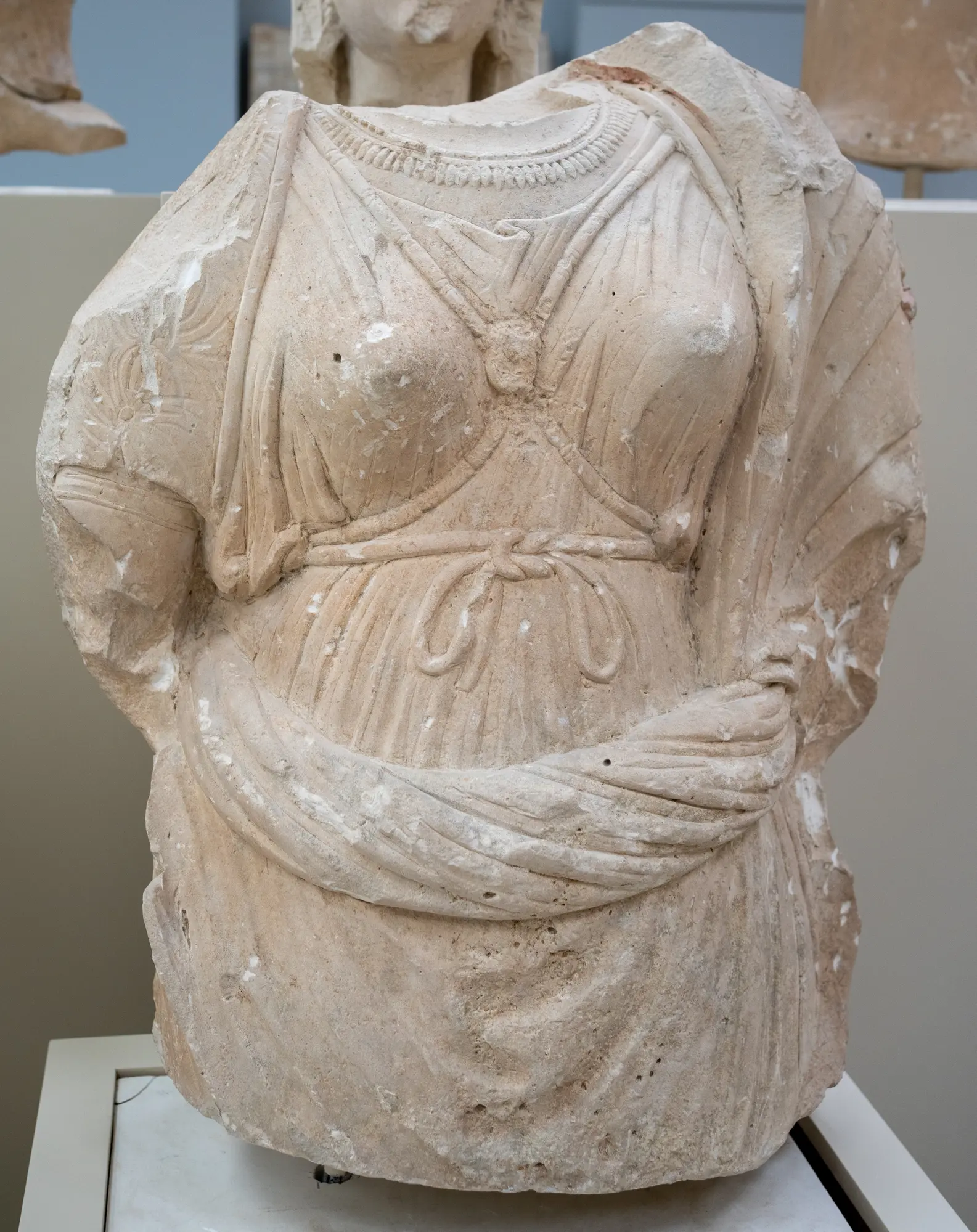 Limestone Statue, Archaic II Cypriot