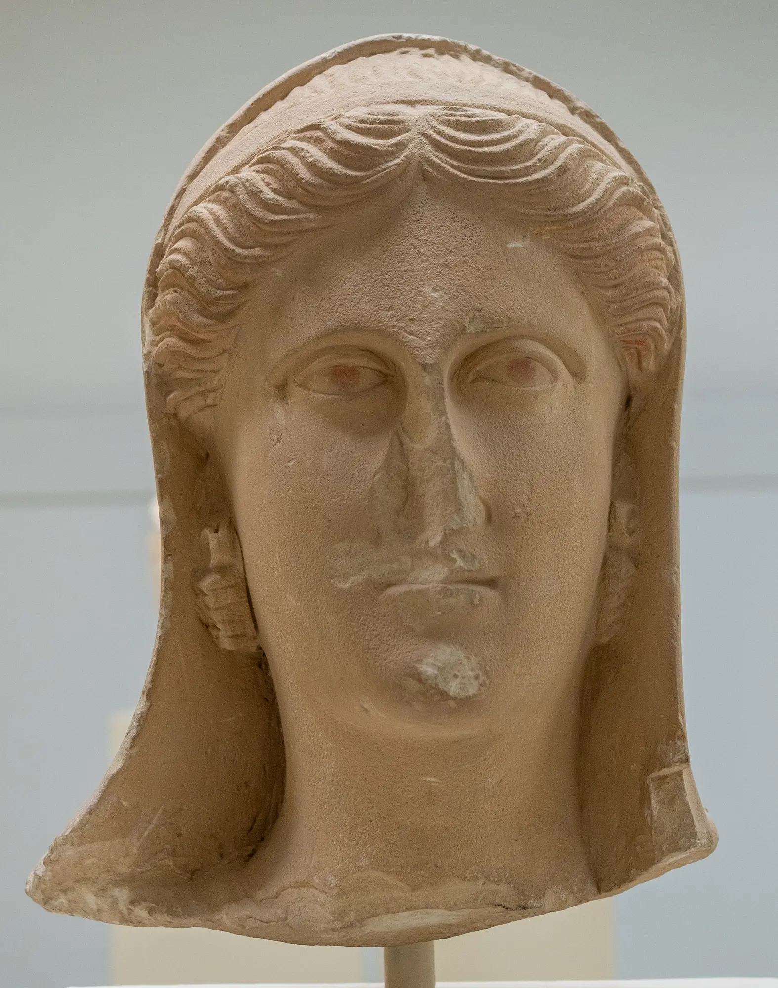 Limestone Head, Hellenistic Cypriot statue