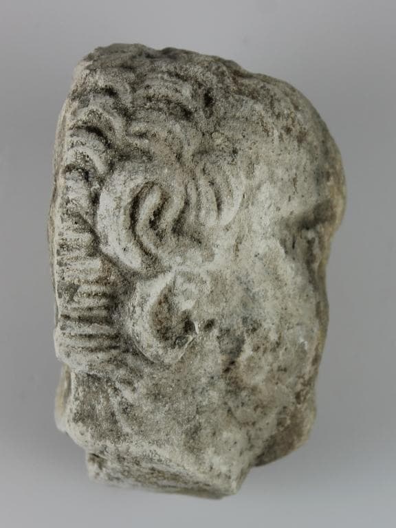Head from a votive statue, Archaic II Cypriot