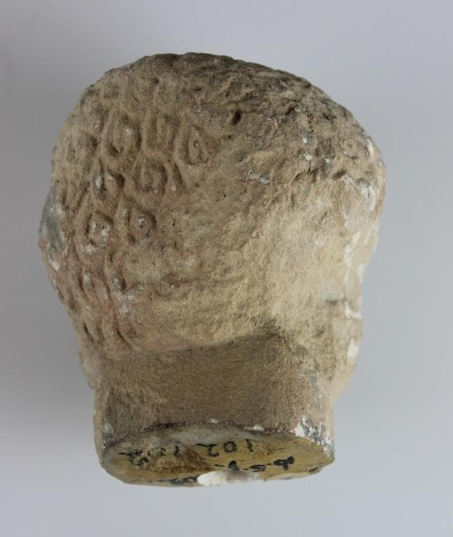 Head from a votive statue, Classical Cypriot